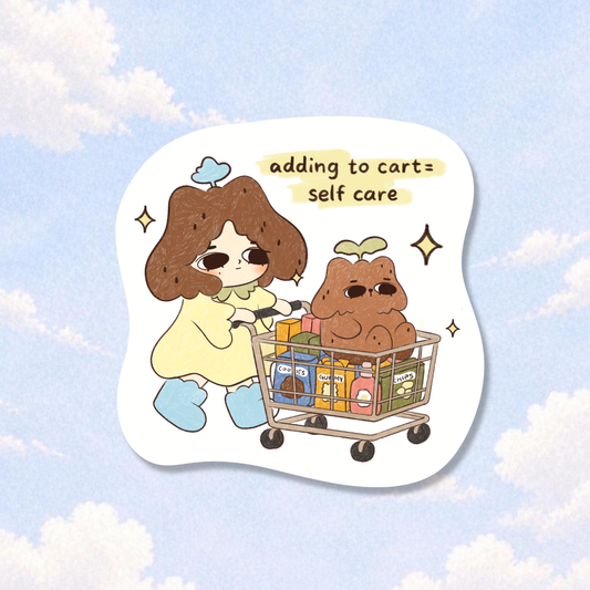 Adding To Cart Sticker Flake